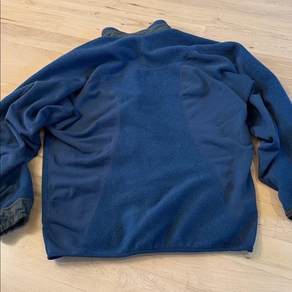 Vintage-Patagonia Partial Eclipse full zip fleece jacket-Blue-Unisex-M-USA - Picture 5 of 5